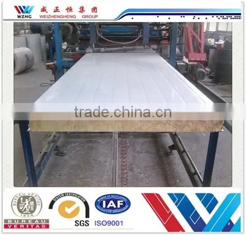 Rock Wool Sandwich Roof Panels/Polyurethane Faux Rock Panel/Galvanized Roof Panels photo-3