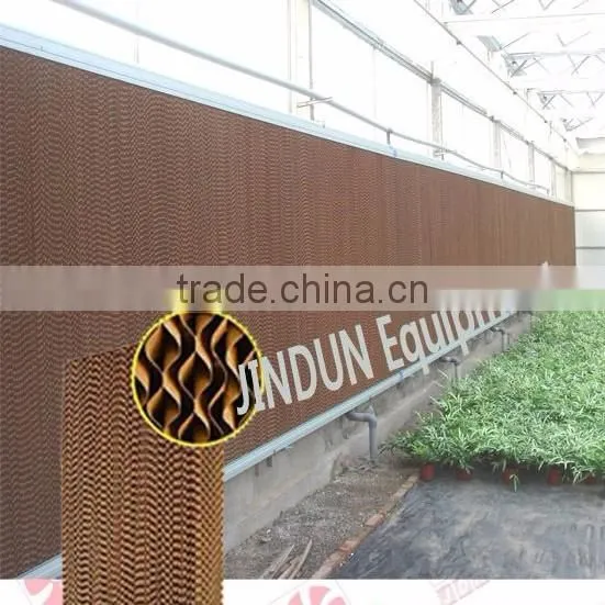 Gutter Type Multi Span Solar Greenhouse Use Evaporative Paper Cooling Pad photo-6