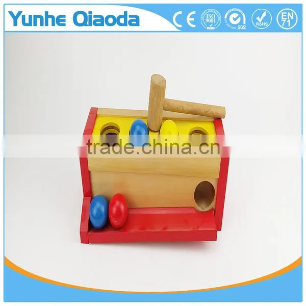 Christmas Gifts Classic Toddler Game Wooden Hammer Toy Pounding Bench Box Early Explorer