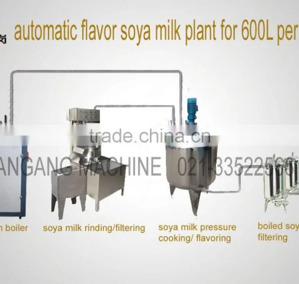 2016 New Automatic Flavor Soya Milk Production Plant Soyamilk Making Machine for 500-700L per Hour photo-3