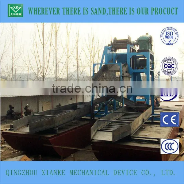 100cbm/h Little River Gold Separating Bucket Line Dredger Vessel Sale photo-5