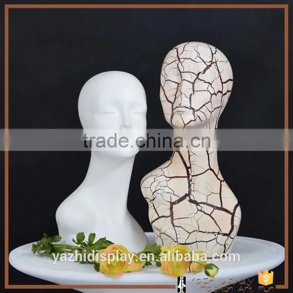 Cheap Fiberglass Mannequin Head for Scarf Display photo-5