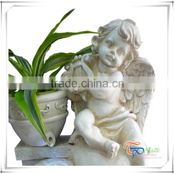 Popular LED Resin Funny Water Fountain With Pot photo-2