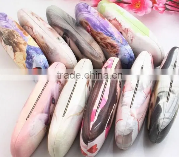 Supply Fashion Cute Girl Pattern Glasses Case photo-3