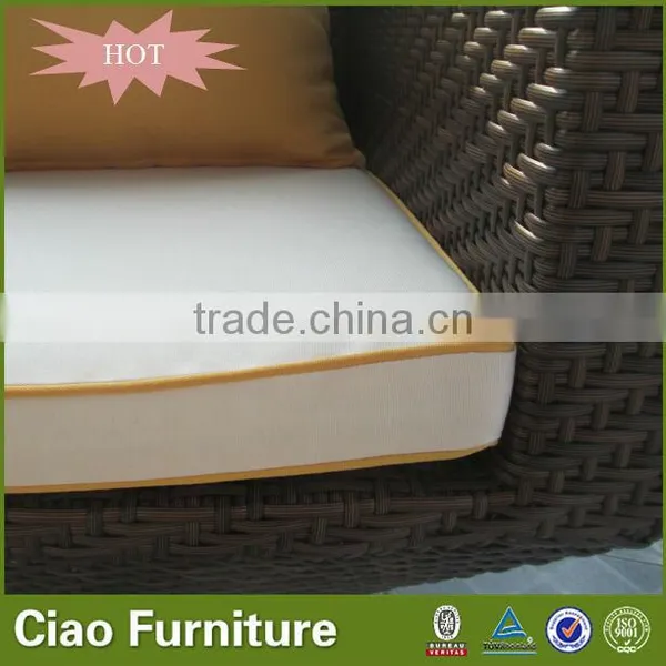 Hot Sell Outside Sofa Chair Leisure Wicker Rotating Coffee Chair photo-5