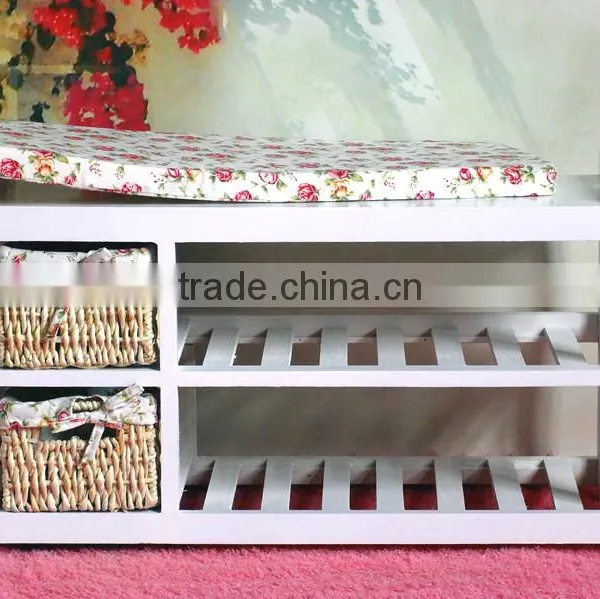 Wooden Chair Shoe Racks for Home photo-6