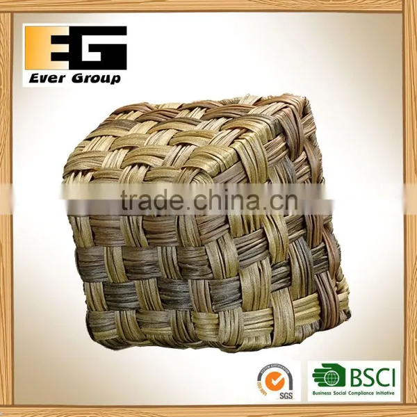 Handmade Rustic Rattan Flowerpots Gardent Planter photo-4