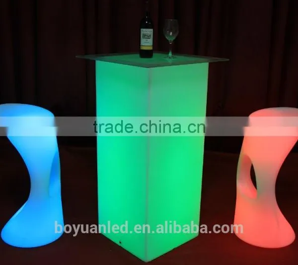 Rechargeable Battery Disco Modern Glowing Furniture With IR Remote Control photo-4