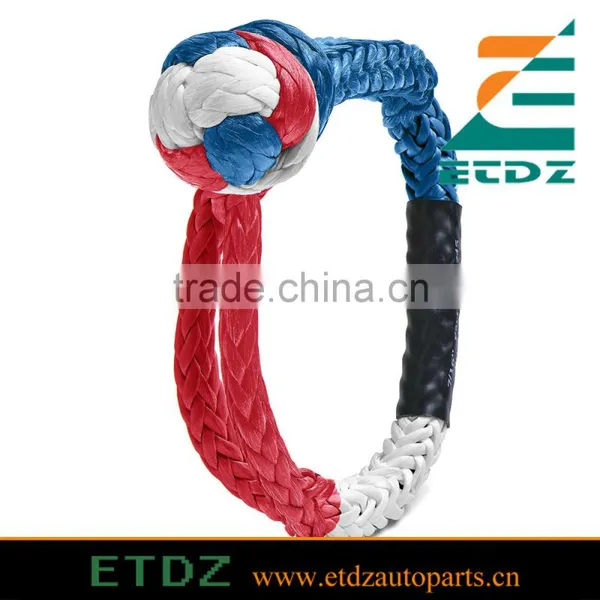 11mm*155mm Soft Shackle ATV Utv Synthetic Winch Rope,shackle With Sleeve photo-2