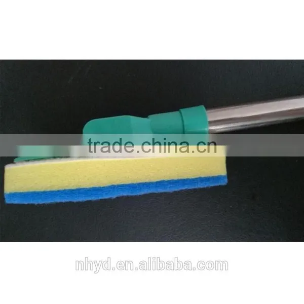 2017 Hot Sale Amazon 3 in 1 Angled Pad Shape Mop Sponge Cleaning Brush Clean Reach photo-3