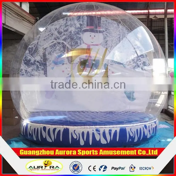 New Finished Life Size Snow Globe Clear Inflatable Dome for Live Show photo-5