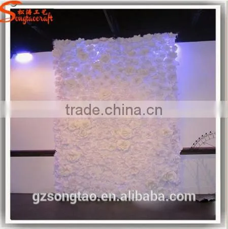 China Supplier Artificial Flower Backdrop Silk Flower Wall Backdrop for Wedding Decoration photo-5