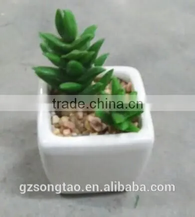 Wholesale Handmade Succulent Artificial Small Potted Plant photo-3