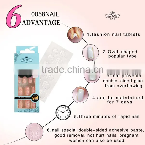 New Design Different Sizes DIY Pink Soft Nail Art Tips photo-4