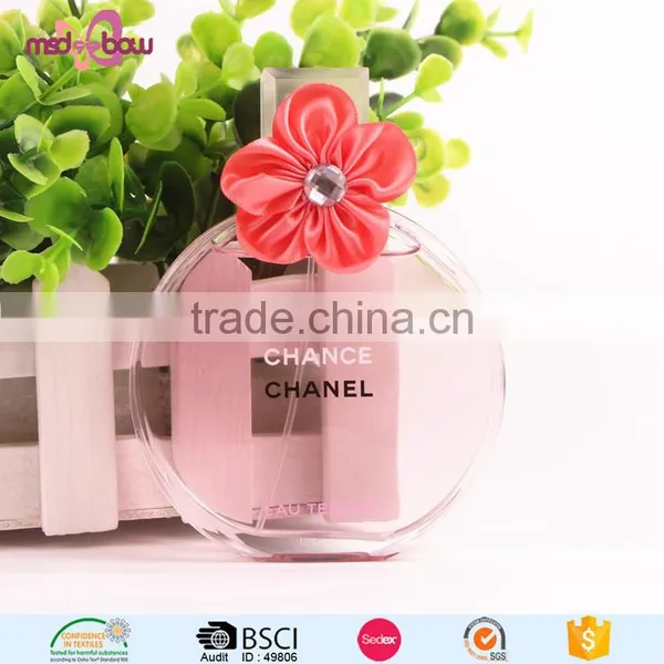 Various Style Perfume Bottle Decoration Stretch Loop With Pre-tied Bow photo-4