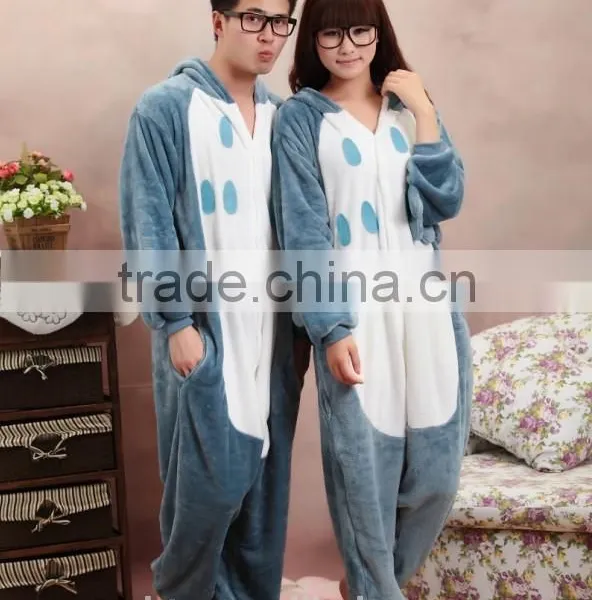 Flannel Cartoon Adult Animal Jumpsuit Animal Pajamas Jumpsuit Owl Design photo-3