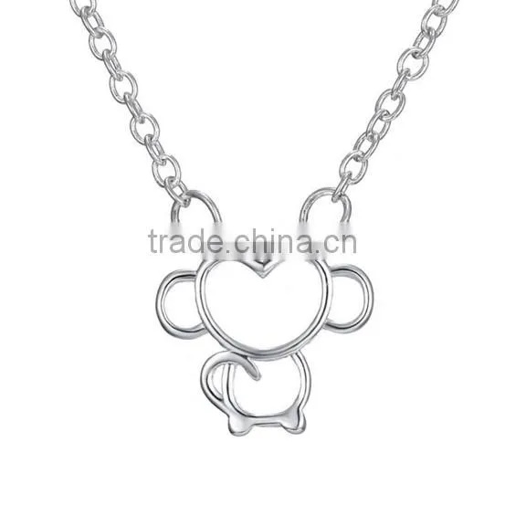 Zinc Alloy Material Simple Hollow Deer Sheep Pendant Choker Necklace photo-5
