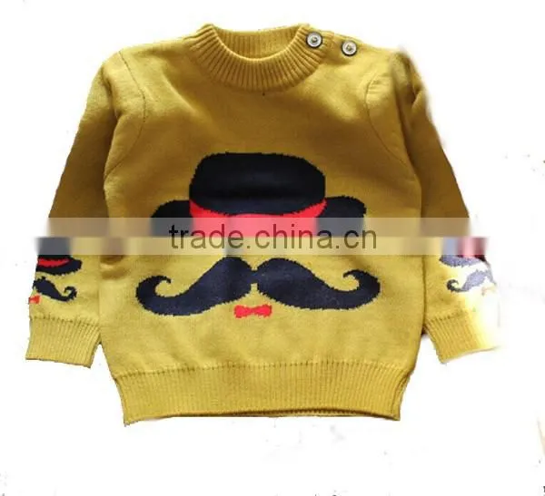 Cartoon Style Wool Sweater Design for Baby Kids photo-2