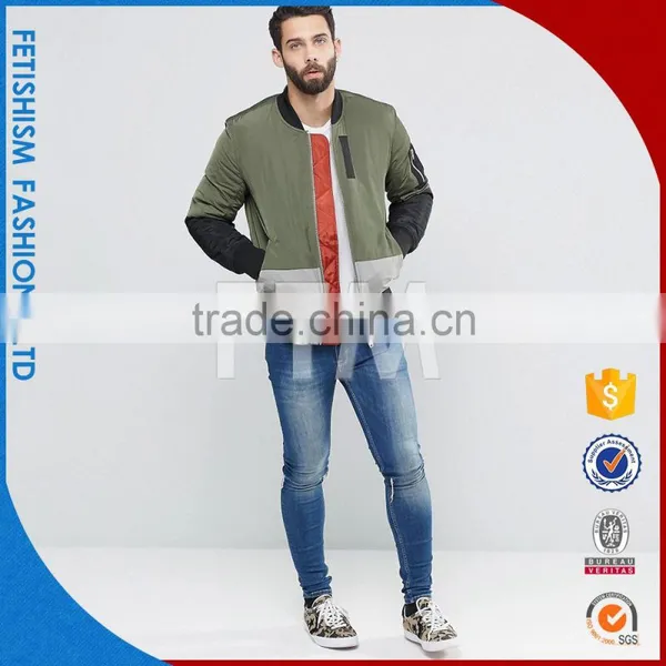 Professional Manufacturer OEM Plain Baseball Jacket photo-4