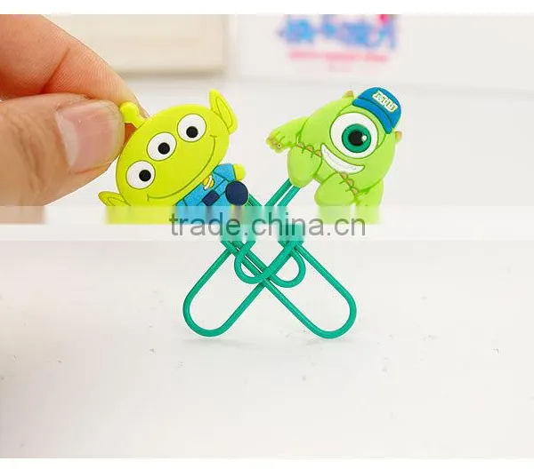 Planner Clip PVC Customizable Cartoon Shape Paper Clip Planner Accessories photo-4