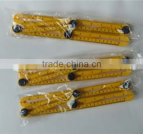 Plastic Activity Multi-Angle Measuring Ruler Stainless Steel General Template Angle Ruler Tool photo-3