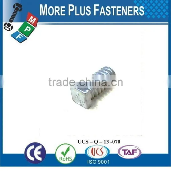 Made in Taiwan Hex Socket Countersunk Head Machine Screw Mushroom Head Ribbed Neck Machine Screw Square Head Machine Screw photo-4