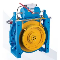 32 Poles Gearless Traction Machine 3000kg Shaft Load , 2.0m/s WWTY8（1000KG）