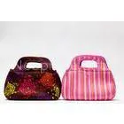 Fashion Stylish Ladies Neoprene Lunch Tote Bag With Sublimation Printing