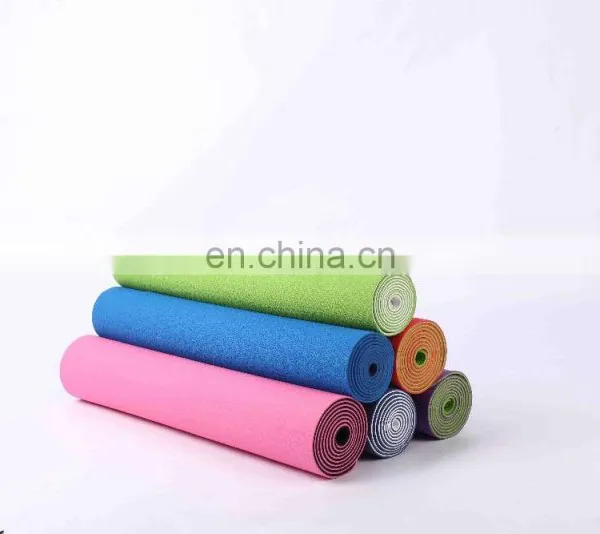 High density non slip print exercise yoga mat with bag