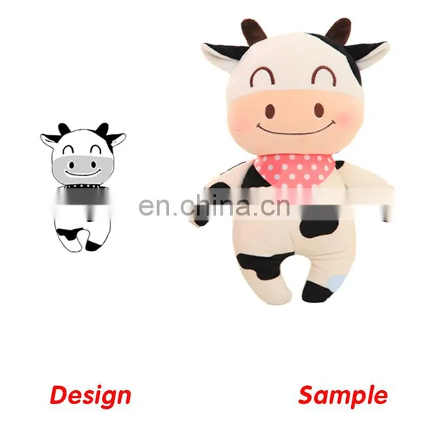 Plush Toys Cow Doll Simulation Boys and Girls Gift Creative Stuffed Toy photo-3
