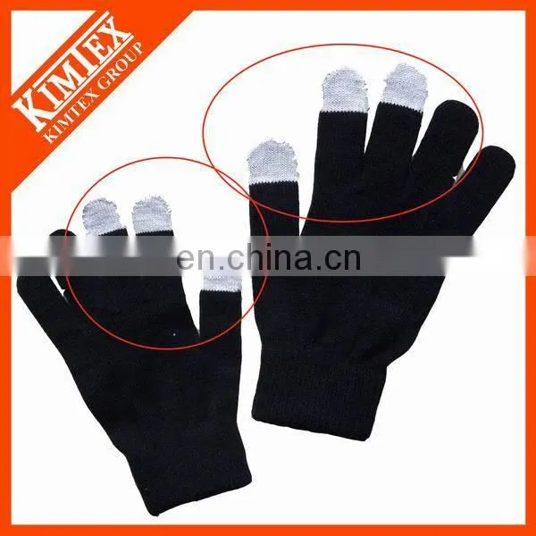 Promotional Custom Knit Acrylic Smartphone Gloves photo-3