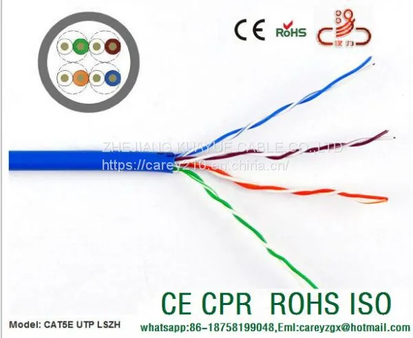 Lan Cable Utp Cat5e 24awg Copper Conductor photo-5
