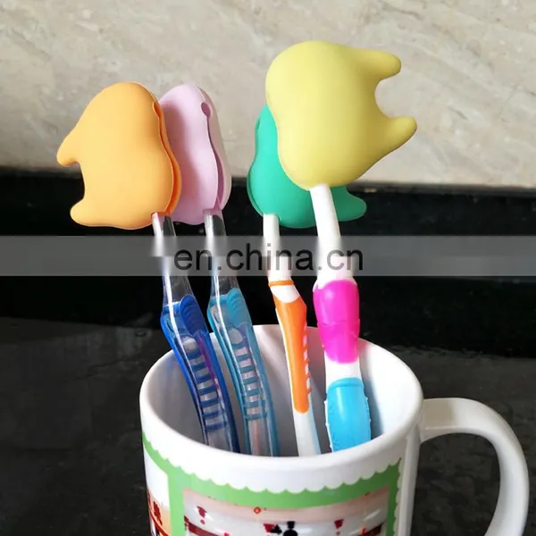 Portable Silicon Toothbrush Holder Sanitary Toothbrush Tube Tooth Brush Case For Outdoor Travel Bathroom Accessories photo-3