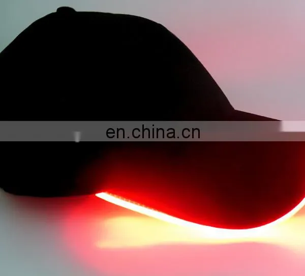 Promotinal Logo Printed Sports Led Baseball Cap/Led Flashing Baseball Cap/Led Light Baseball Cap For Party photo-5