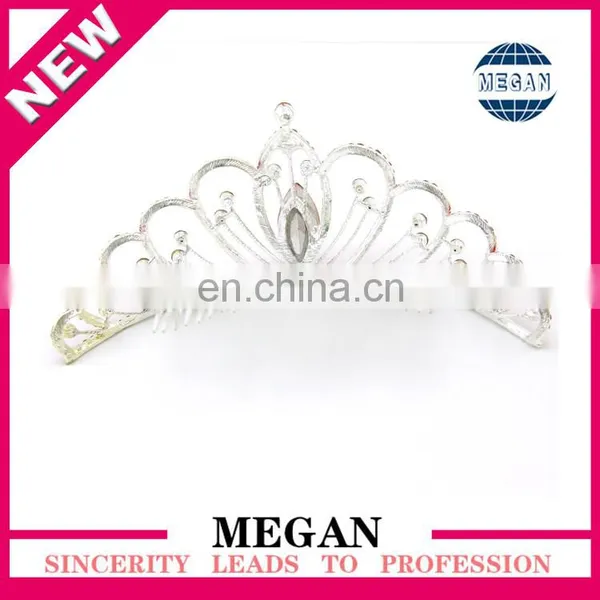 Fancy Bridal Wedding Tiaras Crown Rhinestone Hair Combs photo-2