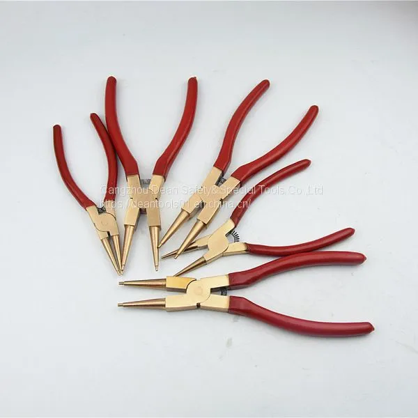 Non Sparking Beryllium Copper Snap Ring Internal Plier
