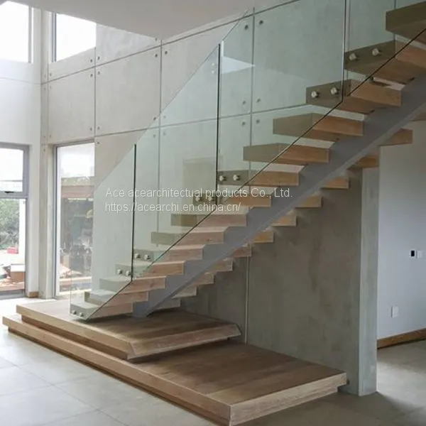 the Most Fashionable Floating Steel Staircase With Wood Step photo-3