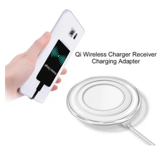 Qi Wireless Charger Receiver Charging Adapter