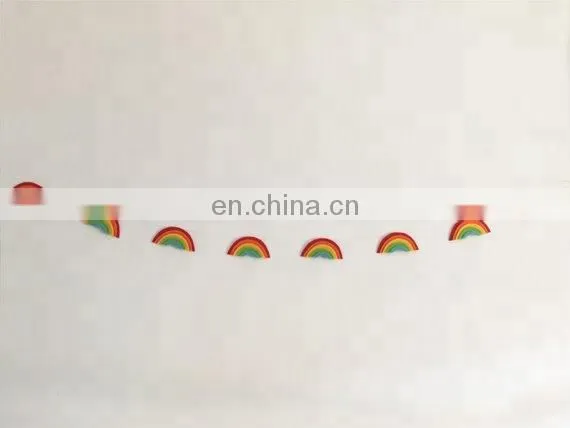 Blank Felt Pennant Flag Banner for Baby Party Decoration photo-2