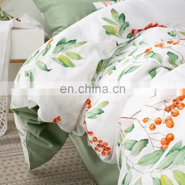 RAWHOUSE Home Textile Printed 4PCS 100% Cotton Bedding Sets Luxury photo-7