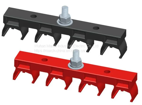 PVC 4-Pole Piper Hanger Clamp for Conductor Bus Bar Extension Pole Clamps photo-4