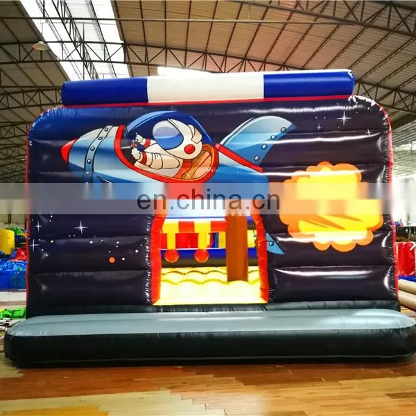 Giant Inflatable Space Travel Jump and Slide Obstacle Bounce House ,Inflatable Multifunction Tarpaulin Slide for Commercial photo-2