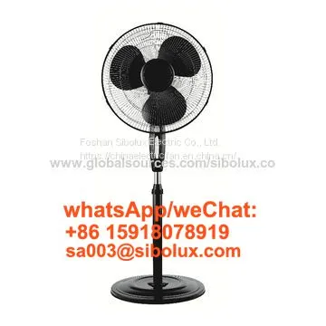 16 Inch Plastic Stand Fan With Timer Setting Round Base/ Electric Standing Fan With 3 Speed Settings photo-3