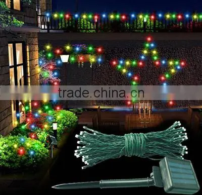 36L 5.5m LED Solar Light String, Holiday Decoration Light photo-2