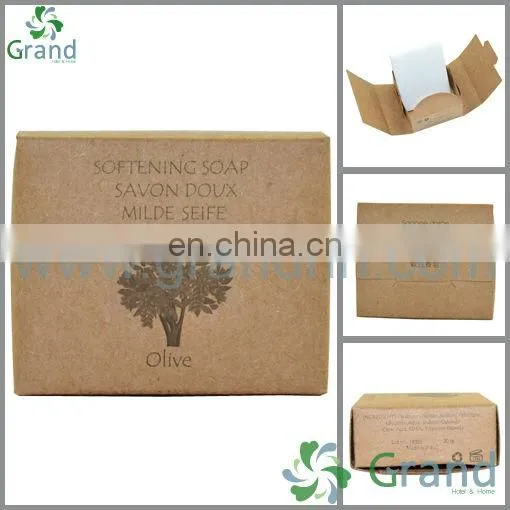 Hotel Bathroom Bath Soap 20g in Kraft Paper Box