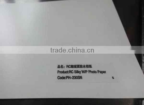 Resin Coating Silky Waterproof Photo Paper 240gsm photo-5