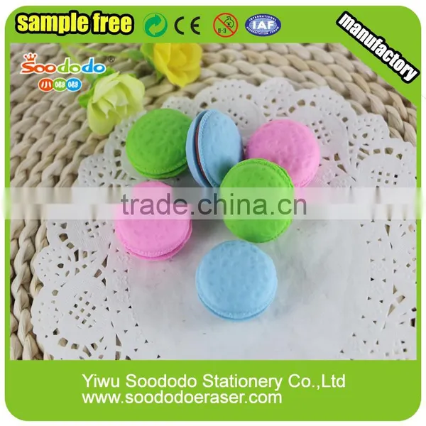Mini Candy Macaron Shaped 3D Eraser photo-3