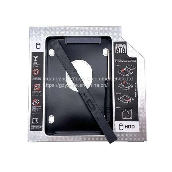 Aluminium 9.0/9.5/12.7mm 2.5inch 2nd Hard Drive Disk Caddy SATA3.0 SSD Bracket Adapter Second Hdd Caddy Laptop photo-3