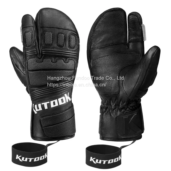 KUTOOK Ski Mittens for Men Snowboarding Gloves Winter photo-2