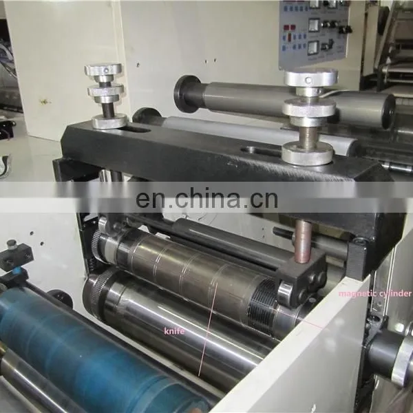 UTR320 Luggage Tag Label Flexographic Printing Printer With Rotary Die Cutter, Boarding Pass Sticker Flexo Printing Machine photo-4